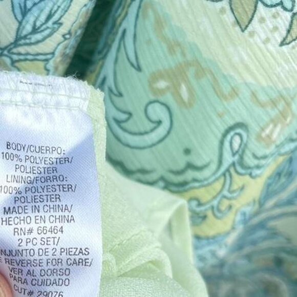 Vintage Studio I sleeveless paisley print midi dress Women’s Sz 16W - Picture 8 of 8